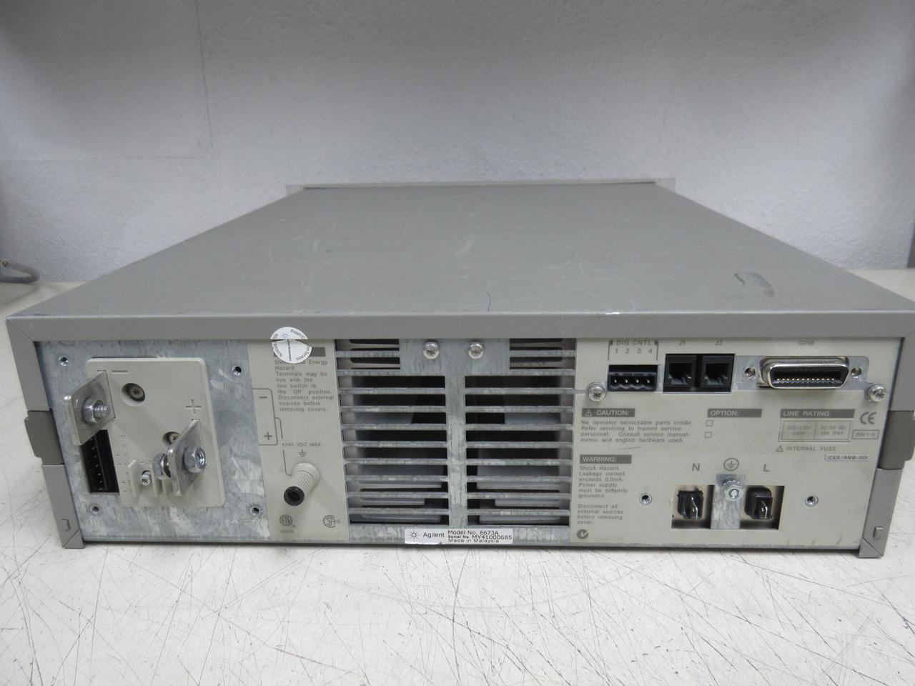 Agilent 6673A System DC Power Supply 2000 Watt 0-35V 0-60A - OCO